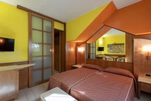 TV a/nebo společenská místnost v ubytování Hotel Motel Futura