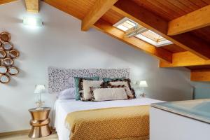 Cama o camas de una habitación en Numa Rúa Travesa