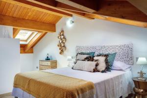 Cama o camas de una habitación en Numa Rúa Travesa
