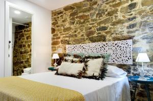 Cama o camas de una habitación en Numa Rúa Travesa