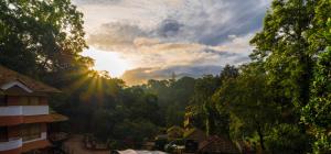 Landskap semula jadi dekat dengan resort
