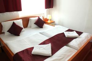 Postel nebo postele na pokoji v ubytování Hotel Central