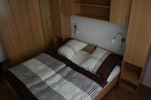 Postel nebo postele na pokoji v ubytování Ferienhaus Mainschleife
