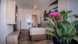 A bed or beds in a room at Apartamento Nuevo con Encanto