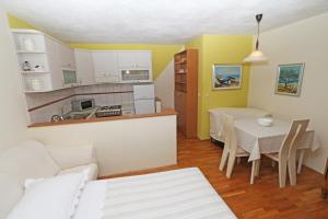 Kuchyňa alebo kuchynka v ubytovaní Studio Kotiska Makarska