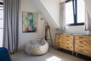 Część wypoczynkowa w obiekcie Apartamenty Port Ustka