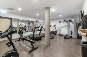 Het fitnesscentrum en/of fitnessfaciliteiten van Hotel Melchior Park