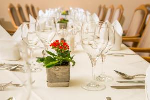 Ein Restaurant oder anderes Speiselokal in der Unterkunft Stadthotel Freiburg Kolping Hotels & Resorts 