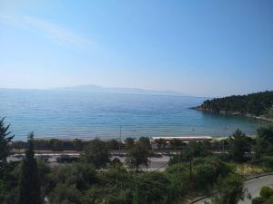 a view of a large body of water at Blue4Aqua Apartments in Kavála
