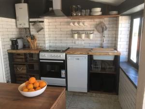 Kjøkken eller kjøkkenkrok på Casa Lilia