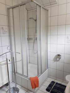 Ванная комната в Ferienhaus Lyhs
