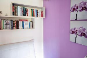 Knihovna v bed and breakfast