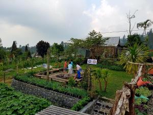 Taman di luar Ecobromo