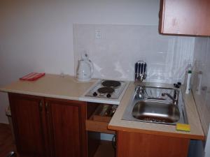 Kuchyňa alebo kuchynka v ubytovaní Apartmany u Smreka