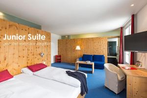 Letto o letti in una camera di Hotel Castell