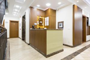 TV a/nebo společenská místnost v ubytování Prime Hotel Apartmani