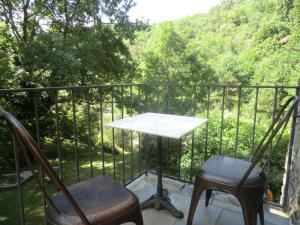 Balkón nebo terasa v ubytování Transgardon B&B en Cévennes