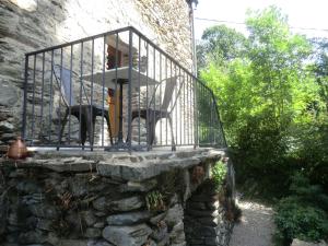 Balkón nebo terasa v ubytování Transgardon B&B en Cévennes