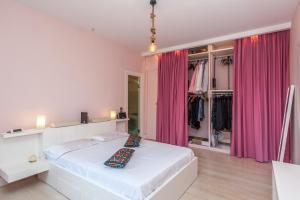 Кровать или кровати в номере Corfu Overview Penthouse
