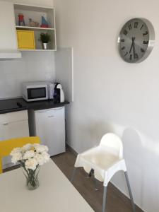 Kuchyň nebo kuchyňský kout v ubytování Anapartments
