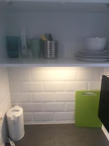 Kuchyň nebo kuchyňský kout v ubytování Sissi Apartments