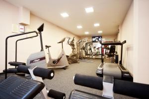 Fitness centrum a/nebo fitness zařízení v ubytování Advantage Appartements Hotel