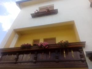 Rõdu või terrass majutusasutuses Albergo alla Pineta