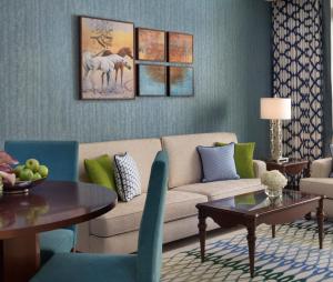 Setusvæði á Al Najada Doha Hotel Apartments by Oaks