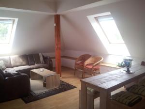 Posezení v ubytování Camping & Guest House Pliskovice