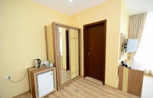 Kuchyň nebo kuchyňský kout v ubytování Hotel 725 B