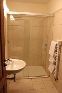 Koupelna v ubytování Apartmán Lednice