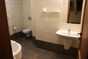 Koupelna v ubytování Apartmán Lednice