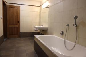 Koupelna v ubytování Apartmán Lednice