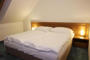 Postel nebo postele na pokoji v ubytování Apartmán Lednice