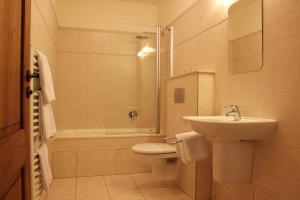 Koupelna v ubytování Apartmán Lednice
