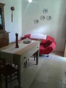 Posezení v ubytování Borgo in corte