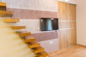 TV a/nebo společenská místnost v ubytování Fiumanka