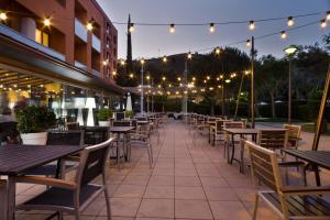 A restaurant or other place to eat at Abba Garden