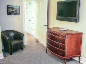 
A television and/or entertainment center at Newsroom Suites
