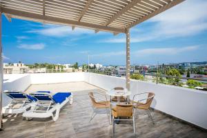 Balkón alebo terasa v ubytovaní Mon Repos Hotel