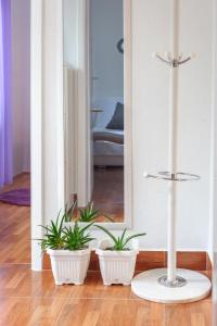 Postel nebo postele na pokoji v ubytování Apartments R