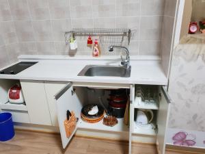 A kitchen or kitchenette at Jirisan One Night Two Days Pension