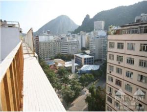desde el balcón de un edificio con vistas a la ciudad en Cobertura,Copa,Metro,CopaPalace,3q, en Río de Janeiro