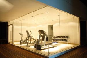 The fitness centre and/or fitness facilities at The Secret Pool Villas By The Library Koh Samui - SHA Extra Plus