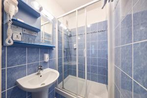 Koupelna v ubytování Apartmany Firn