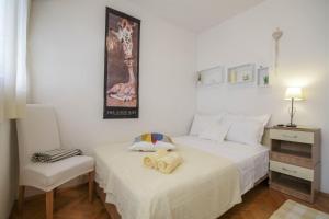 Postel nebo postele na pokoji v ubytování Apartment Mamma Mia