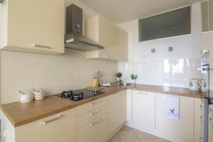 Kuchyň nebo kuchyňský kout v ubytování Apartment Mamma Mia
