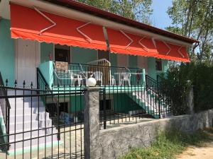 Balkón alebo terasa v ubytovaní Maria Rooms Vrasna