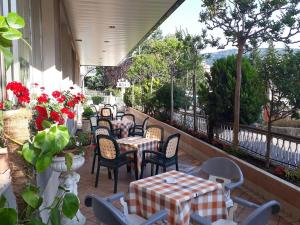 En balkon eller terrasse på Hotel Fleming
