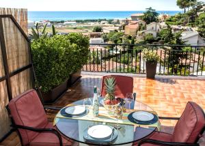 Balkón alebo terasa v ubytovaní Costa Maresme Apartment